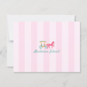 Mackinac Island Horse Drawn Carriage Briefkaart