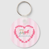 Mackinac Island Horse Drawn Carriage Sleutelhanger (Voorkant)