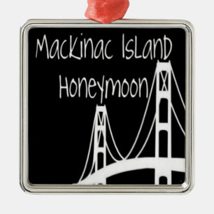 Mackinac Island Huwelijksreis Metalen Ornament