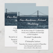 Mackinac Island huwelijksuitnodiging Kaart (Voorkant / Achterkant)