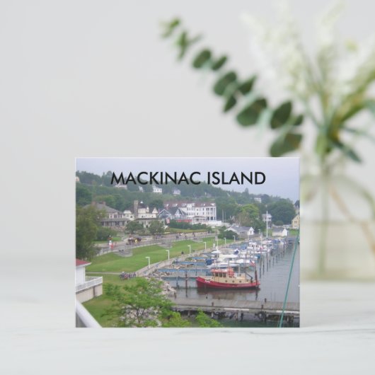MACKINAC ISLAND MACKINAW ISLAND BRIEFKAART (Staand voorkant)