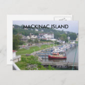MACKINAC ISLAND MACKINAW ISLAND BRIEFKAART (Voorkant / Achterkant)