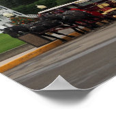 Mackinac Island Main Street Buggy Poster (Hoek)