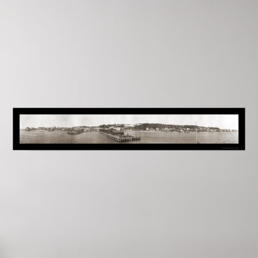 Mackinac Island, MI Foto 1910 Poster (Voorkant)