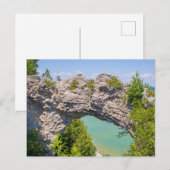 Mackinac Island Michigan Arch Rock Briefkaart (Voorkant / Achterkant)