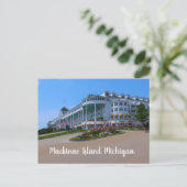 Mackinac Island Michigan Briefkaart (Staand voorkant)