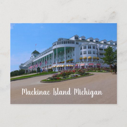 Mackinac Island Michigan Briefkaart (Voorkant)