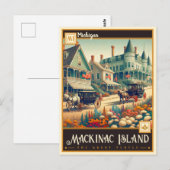 Mackinac Island, Michigan |  Briefkaart (Voorkant / Achterkant)