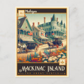 Mackinac Island, Michigan |  Briefkaart (Voorkant)
