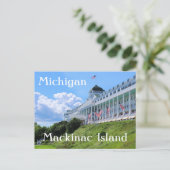 Mackinac Island Michigan Briefkaart (Staand voorkant)