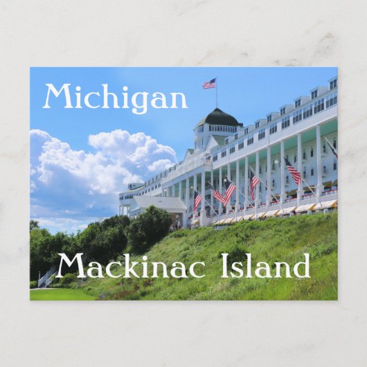 Mackinac Island Michigan Briefkaart (Voorkant)