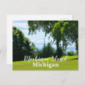 Mackinac Island Michigan Briefkaart (Voorkant / Achterkant)