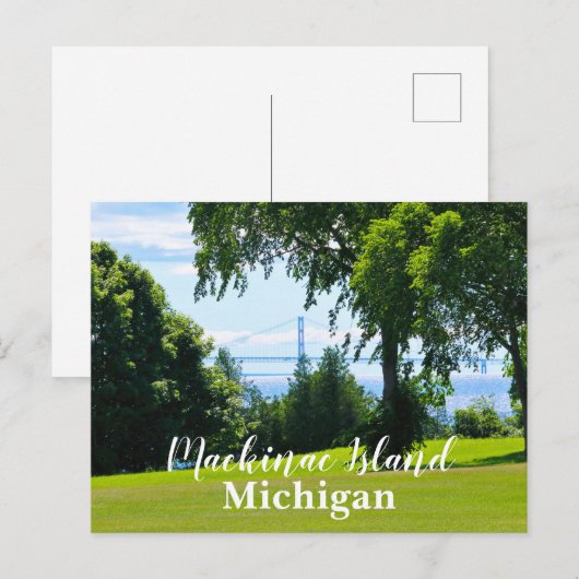 Mackinac Island Michigan Briefkaart (Voorkant / Achterkant)