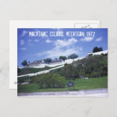 Mackinac Island Michigan Briefkaart (Voorkant / Achterkant)