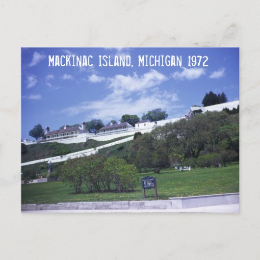 Mackinac Island Michigan Briefkaart (Voorkant)