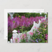 Mackinac Island, Michigan Garden Briefkaart (Voorkant / Achterkant)