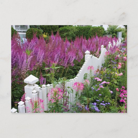 Mackinac Island, Michigan Garden Briefkaart (Voorkant)