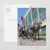 Mackinac Island, Michigan - Grand Hotel Briefkaart (Voorkant / Achterkant)