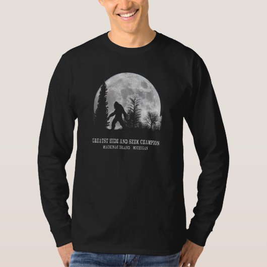 Mackinac Island Michigan Greatest hide and Seek cm T-shirt (Voorkant)