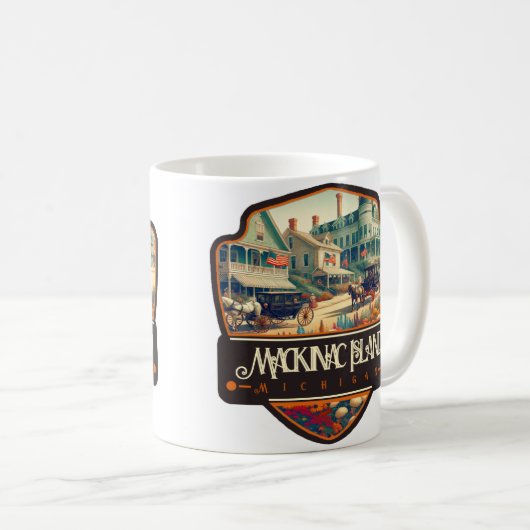 Mackinac Island, Michigan |  Koffiemok (Voorkant rechts)