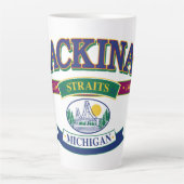 Mackinac Island Michigan Latte Mok (Voorkant)