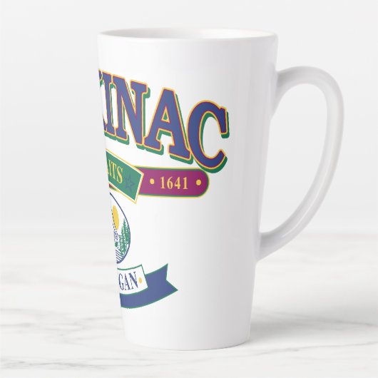 Mackinac Island Michigan Latte Mok (Rechts)