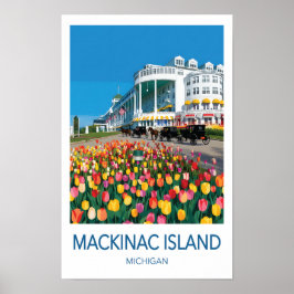 Mackinac Island Michigan Reisposter Poster