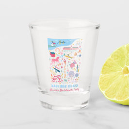 Mackinac Island Michigan vrijgezellenfeest Shot Glas