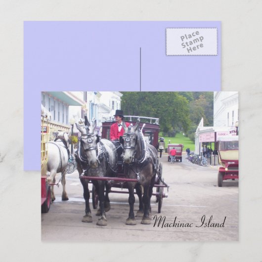 Mackinac Island Series Briefkaart (Voorkant / Achterkant)