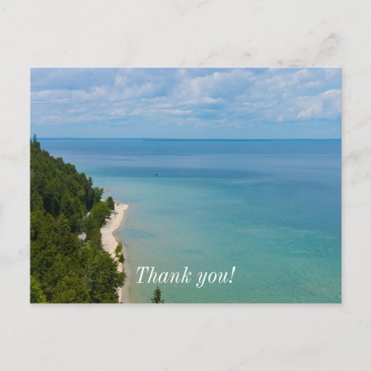 Mackinac Island Skyview Briefkaart (Voorkant)