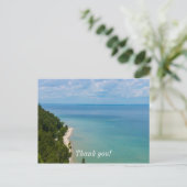 Mackinac Island Skyview Briefkaart (Staand voorkant)