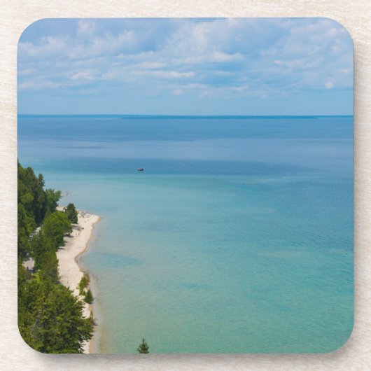 Mackinac Island Skyview Drankjes Onderzetter (Voorkant)