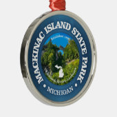 Mackinac Island SP Metalen Ornament (Rechts)