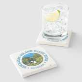 Mackinac Island SP Stenen Onderzetter (Zijkant)