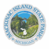 Mackinac Island SP Sticker (Voorkant)