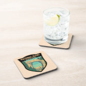 Mackinac Island State Park Michigan Arch Rock Bier Onderzetter (Rechterzijde)