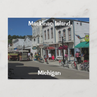 Mackinac Island Street Scene Briefkaart