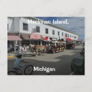 Mackinac Island Street Scene Briefkaart
