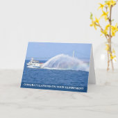 Mackinac Island Veerboot naar Mackinaw City MI Gef Kaart (Gele Bloem)