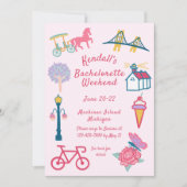 Mackinac Island vrijgezellenfeest Kaart (Voorkant)