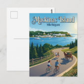 Mackinac Island VS Briefkaart (Voorkant / Achterkant)