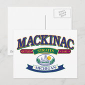 Mackinac-koeler-SVG-[Conver] Briefkaart (Voorkant / Achterkant)