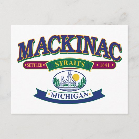 Mackinac-koeler-SVG-[Conver] Briefkaart (Voorkant)
