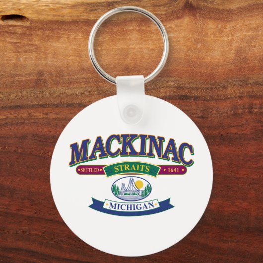 Mackinac-koeler-SVG-[Conver] Sleutelhanger (Voorkant)