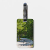 Mackinac Lake Shore Drive Bagagelabel (Achterkant verticaal)