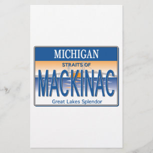 Mackinac-licentie Briefpapier