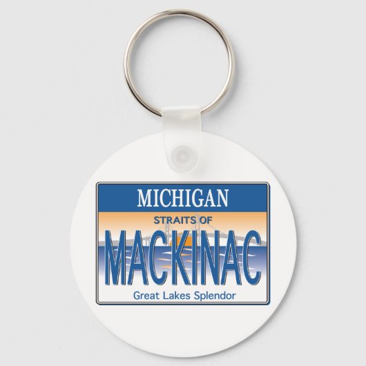 Mackinac-licentie Sleutelhanger (Voorkant)