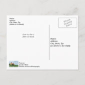 Mackinac Light and Bridge Briefkaart (Achterkant)