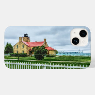 Mackinac Light and Bridge Case-Mate iPhone 14 Hoesje