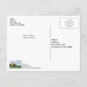 Mackinac Light and Bridge denking You Briefkaart (Achterkant)